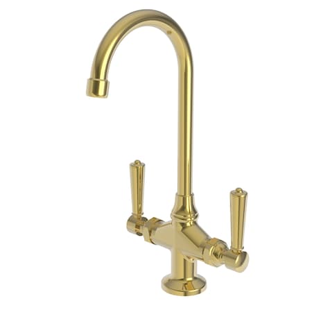 Newport Brass Prep/Bar Faucet in Polished Gold (Pvd) 1208-24